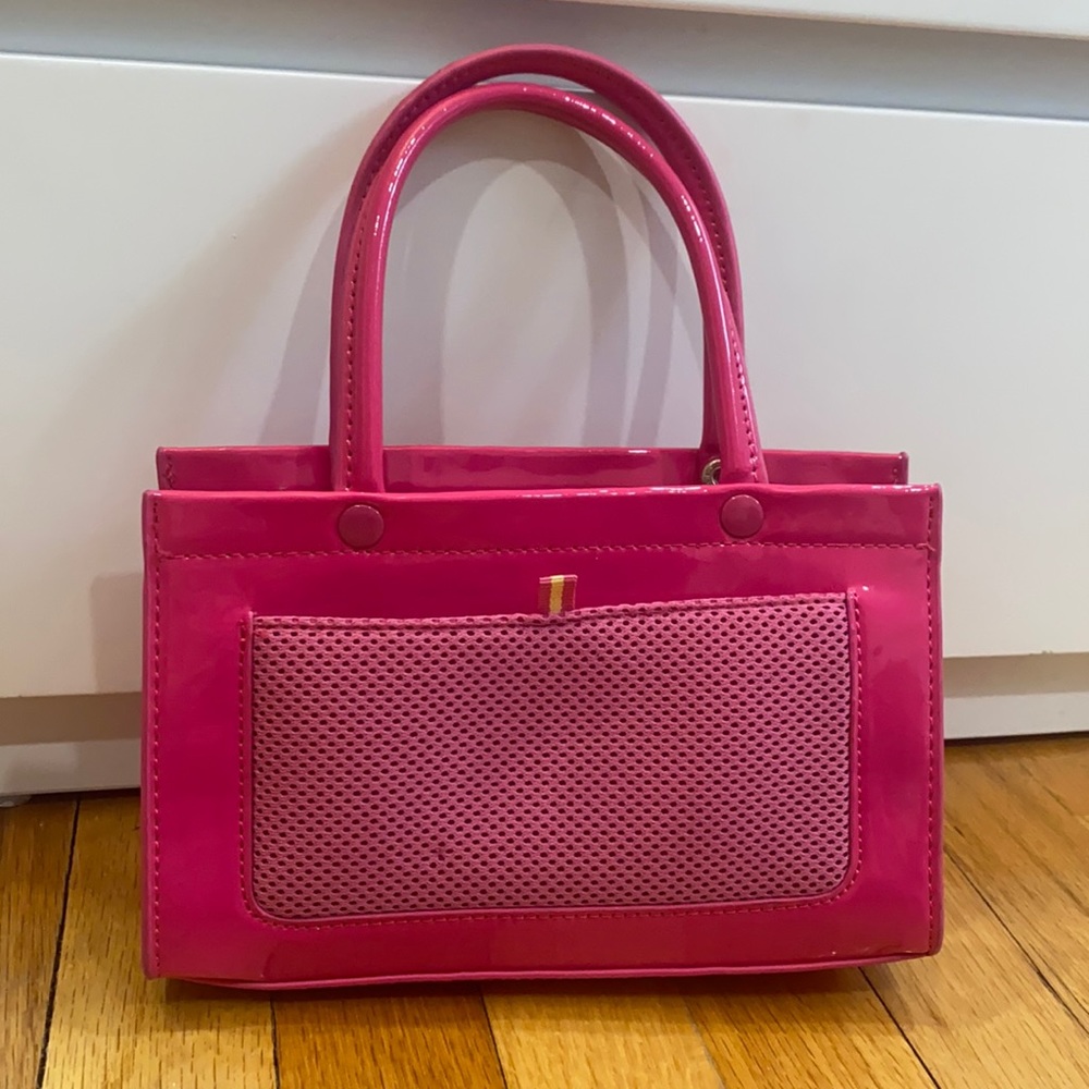 Pink hand bag
